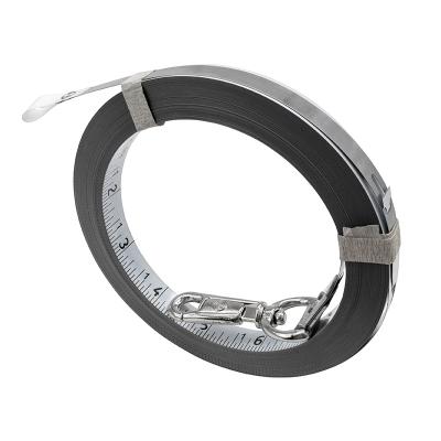 Løst bånd til Tankbåndmål 25M i hvidlakeret stål med mm/tommer graduering